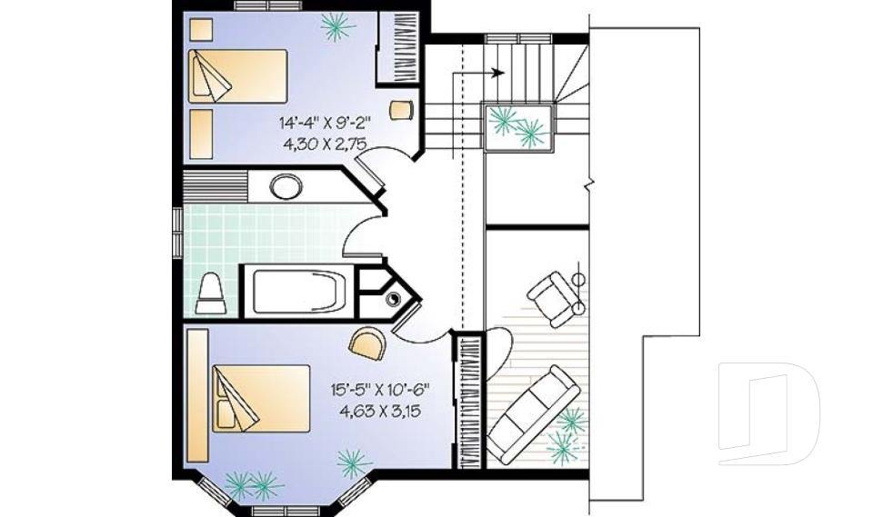 Étage -  - Cheminet