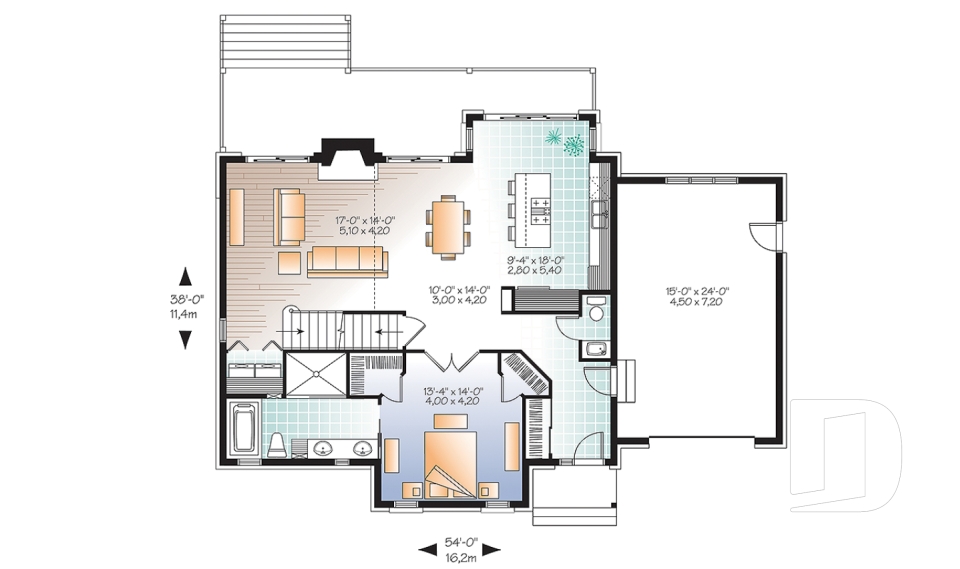 Rez-de-chaussée -  - Charlemagne 3