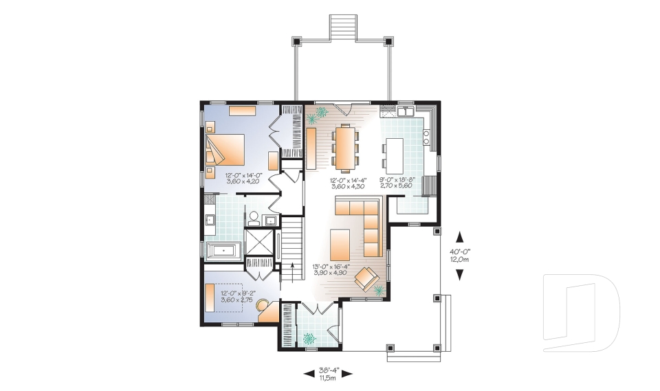Rez-de-chaussée -  - La Vallée 5