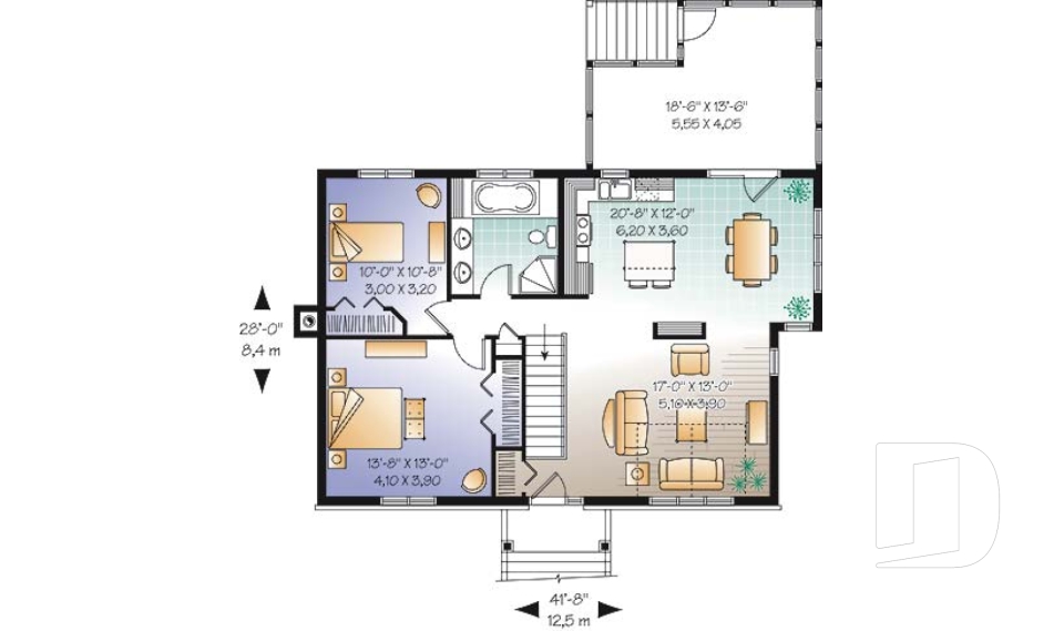 Rez-de-chaussée -  - Aubry 2