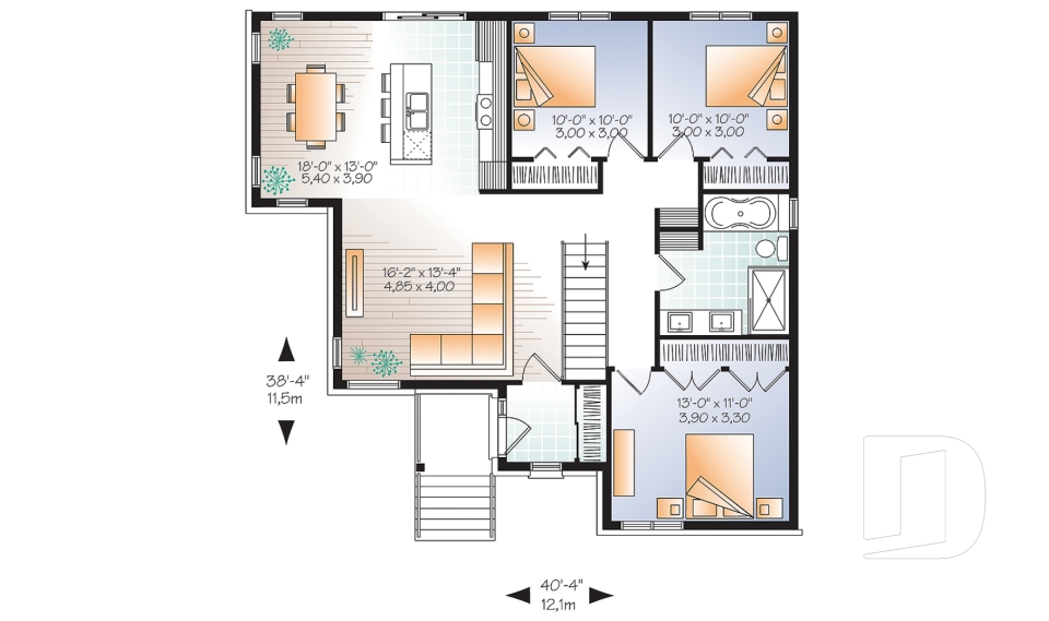 Rez-de-chaussée -  - Mainville 3