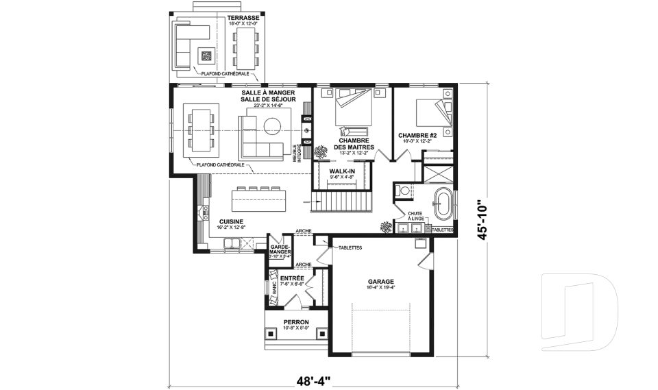 Rez-de-chaussée -  - Hubert 2