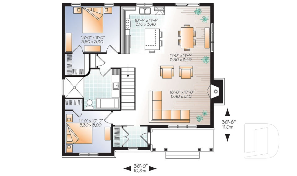 Rez-de-chaussée -  - Bradley 2