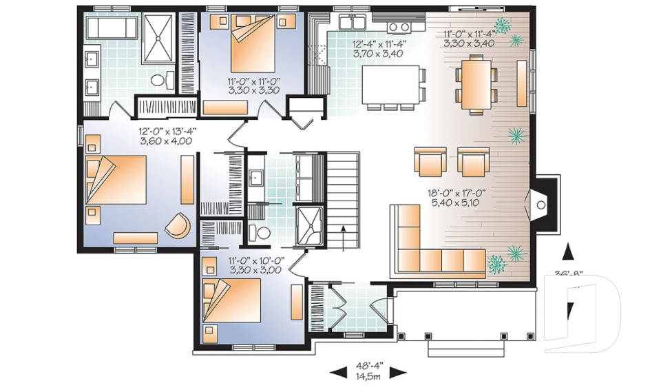Rez-de-chaussée -  - Bradley 3