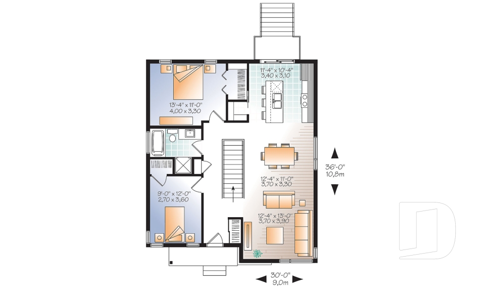 Rez-de-chaussée -  - Le Citadin