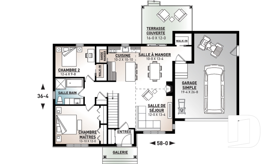 Rez-de-chaussée -  - Barrington 2