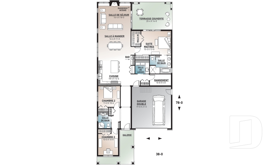 Rez-de-chaussée -  - Rustika 3