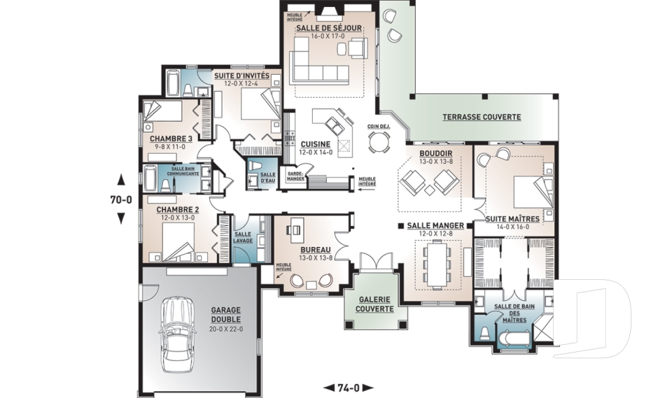 Rez-de-chaussée -  - Castellan