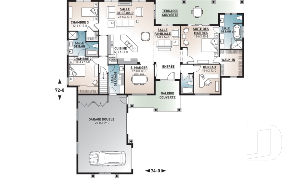 Rez-de-chaussée -  - Amélia