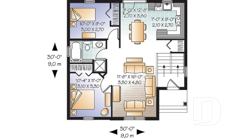 Rez-de-chaussée -  - La Bourdille