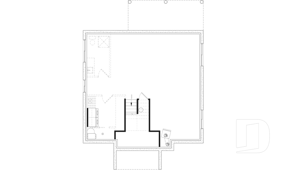 Sous-sol aménageable -  - Newland