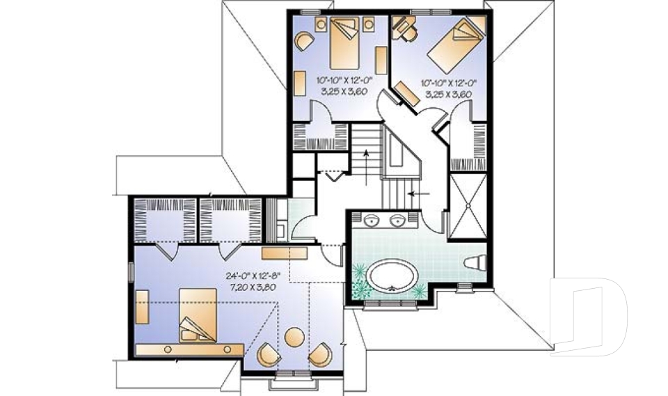 Étage -  - Evelyne 2