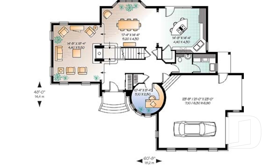 Rez-de-chaussée -  - Whittier