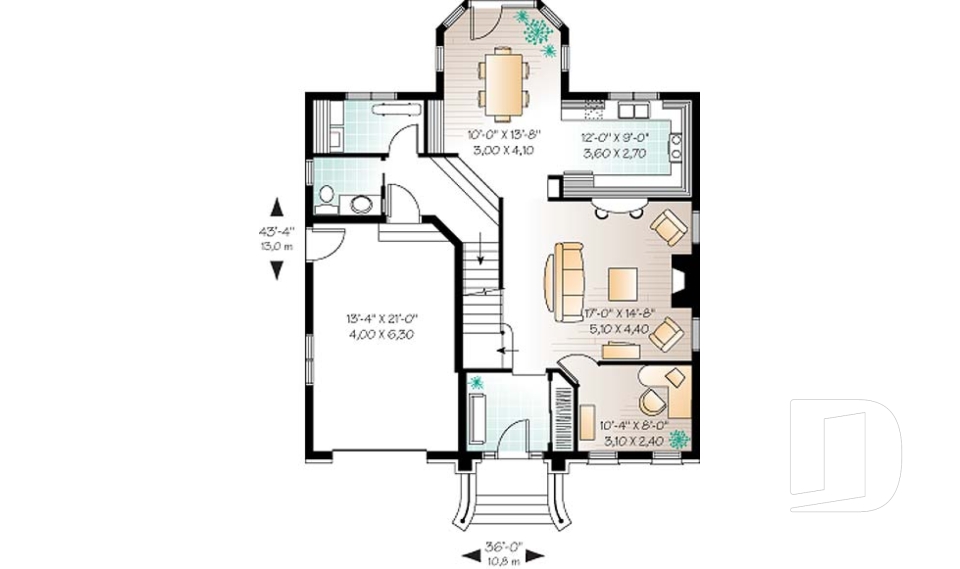 Rez-de-chaussée -  - Versaille 1