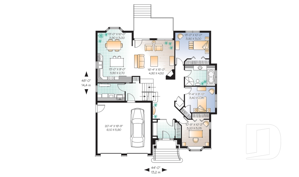 Rez-de-chaussée -  - Lys