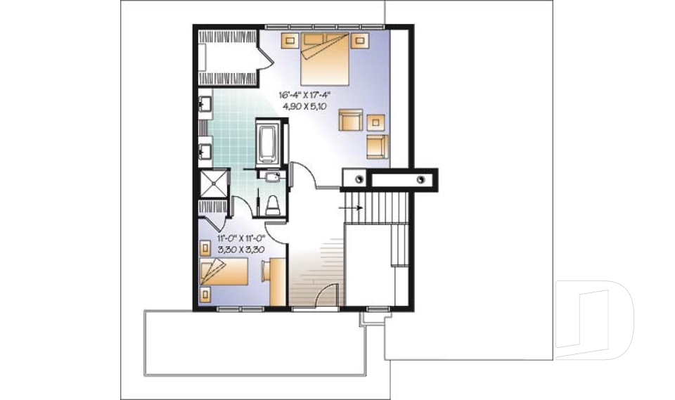 Étage -  - Hauterive