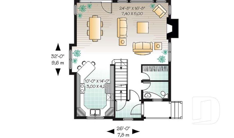 Rez-de-chaussée -  - Windgate