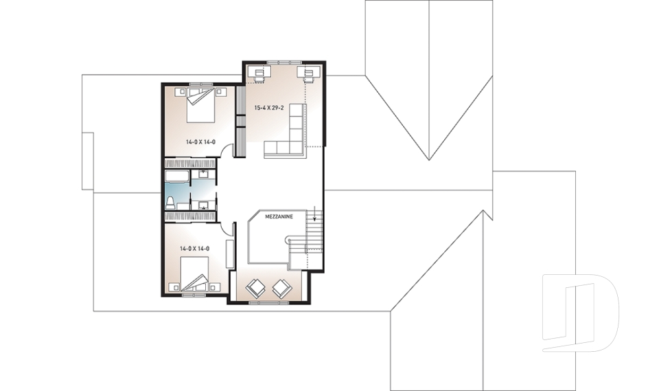 Étage -  - L'Américaine