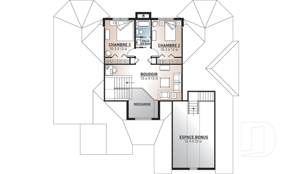 Étage -  - Georgiana