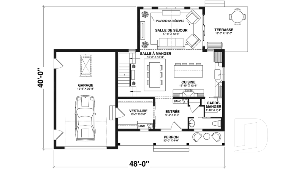 Rez-de-chaussée -  - Oaks
