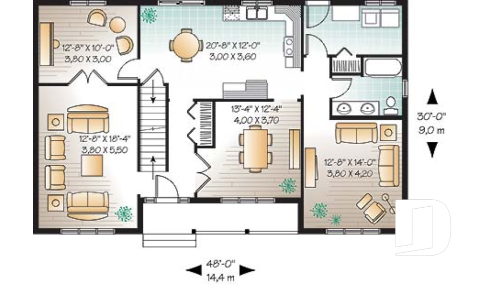 Rez-de-chaussée -  - Bellechasse
