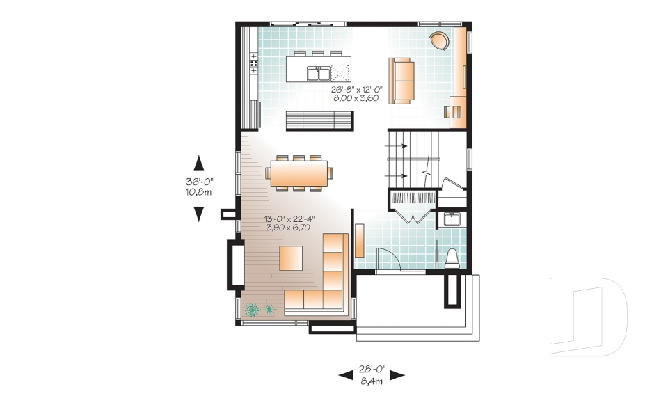 Rez-de-chaussée -  - Séquoia
