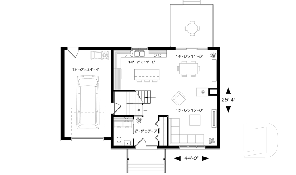 Rez-de-chaussée -  - Altaire 2