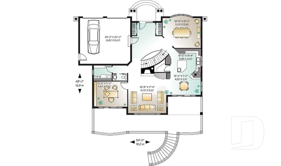 Rez-de-chaussée -  - Hacienda