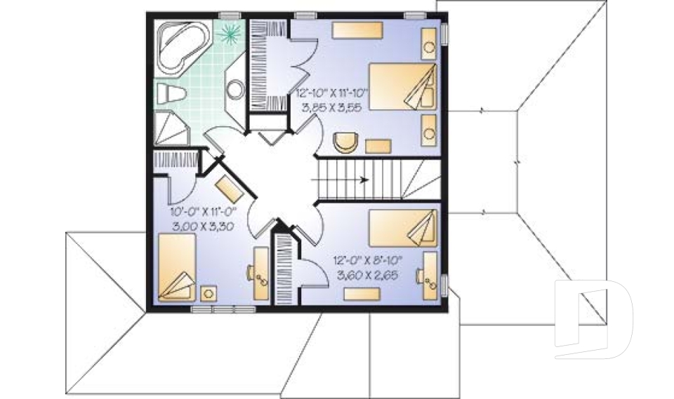 Étage -  - Belcourt