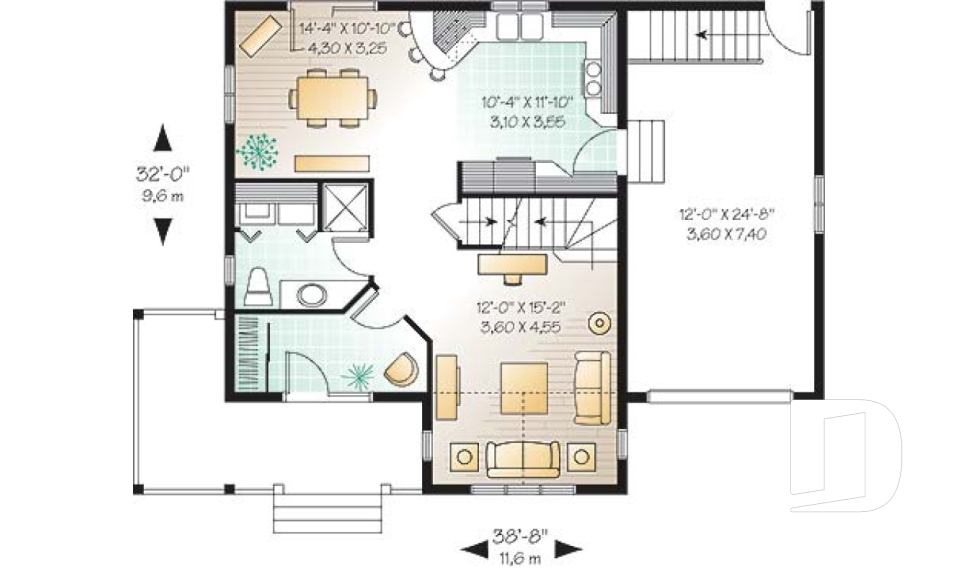 Rez-de-chaussée -  - Belcourt