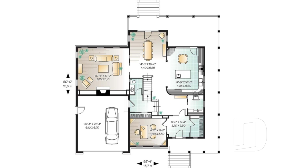 Rez-de-chaussée -  - La Fayette