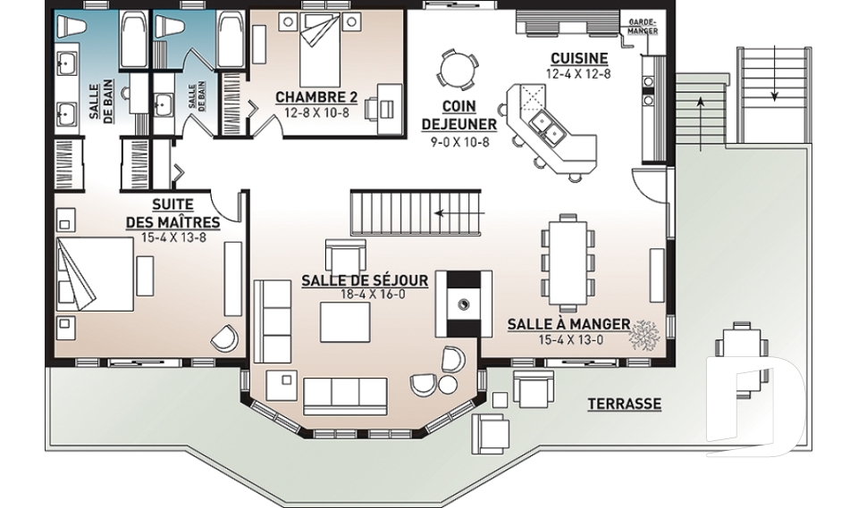 Rez-de-chaussée -  - Timberline 2