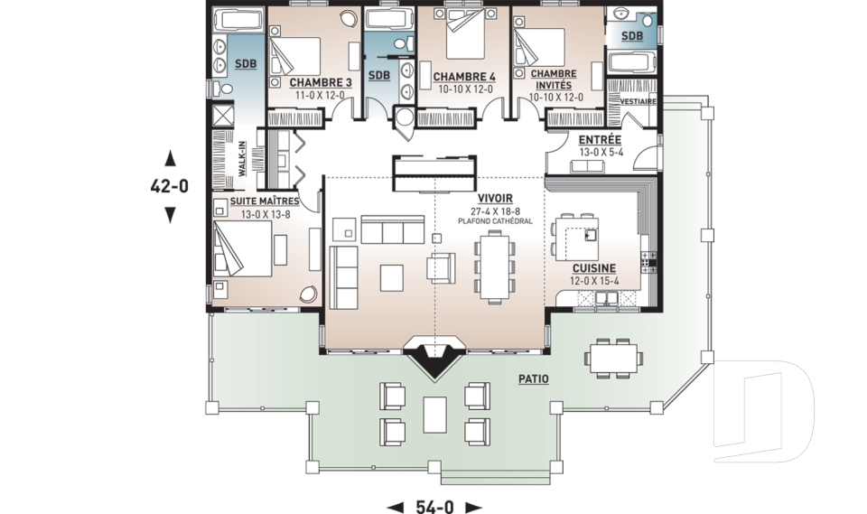 Rez-de-chaussée -  - La Sivolière