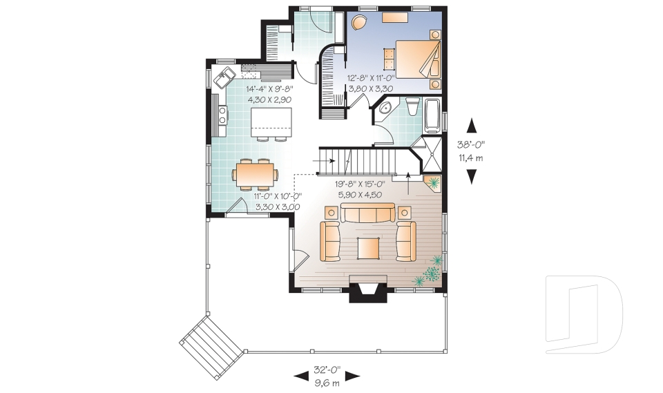 Rez-de-chaussée -  - Jonquille