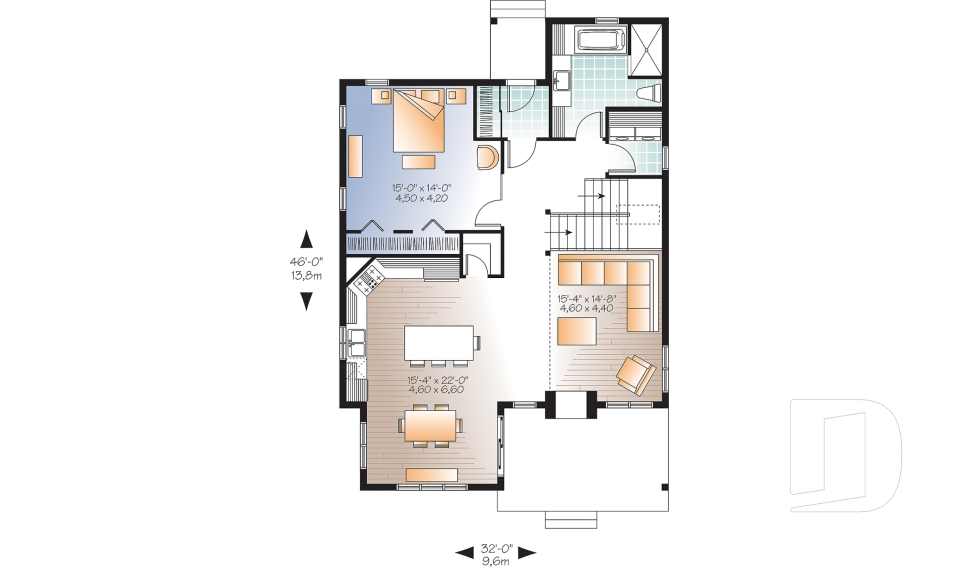 Rez-de-chaussée -  - Bellevue