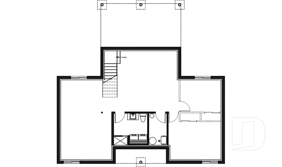 Sous-sol aménageable -  - Riviera