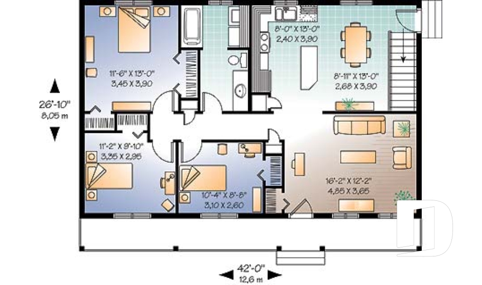 Rez-de-chaussée -  - Gilbert