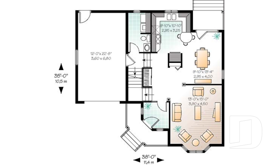 Rez-de-chaussée -  - Sadoques