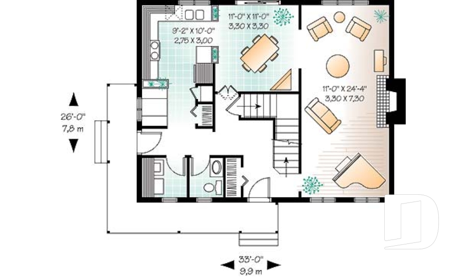 Rez-de-chaussée -  - Beauséjour 2