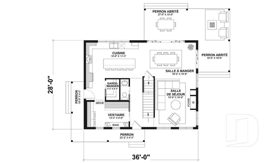 Rez-de-chaussée -  - Beauséjour 5