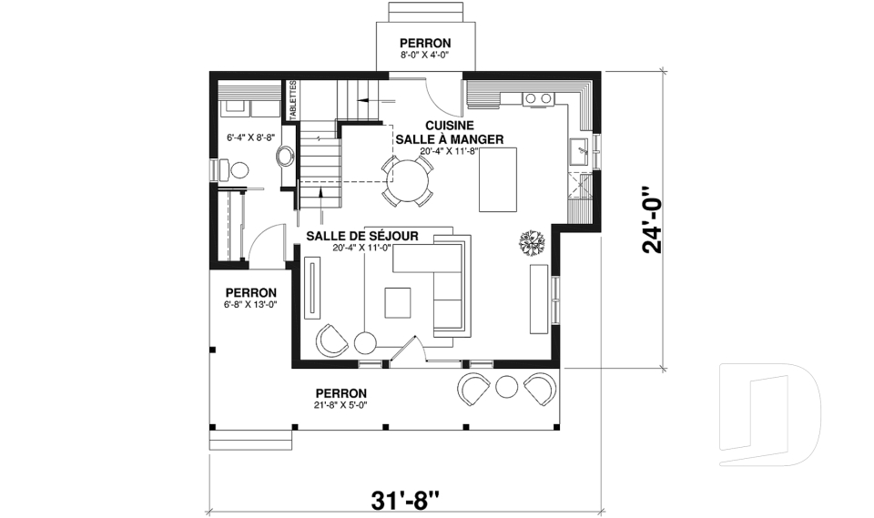 Rez-de-chaussée -  - Napoléon 3