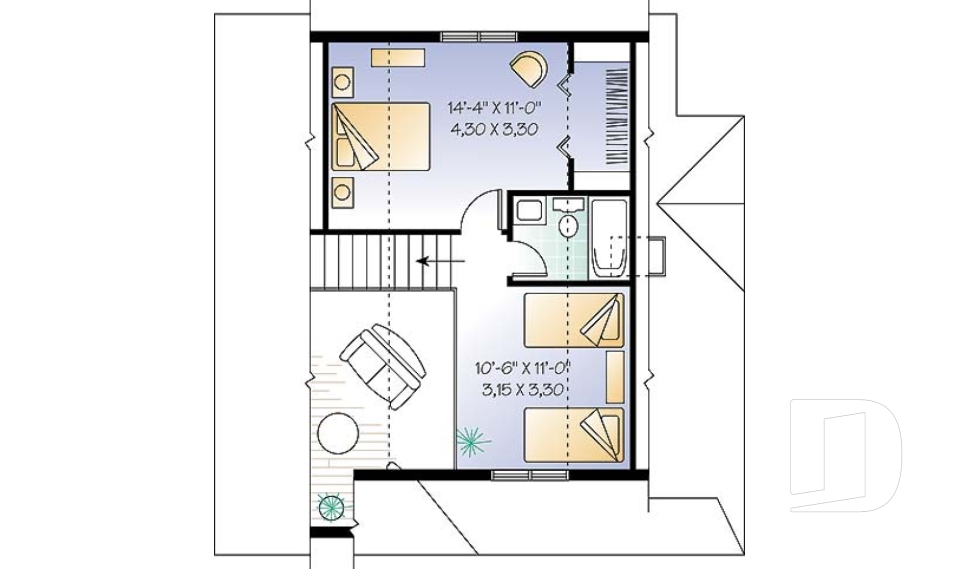 Étage -  - Gaillon 1