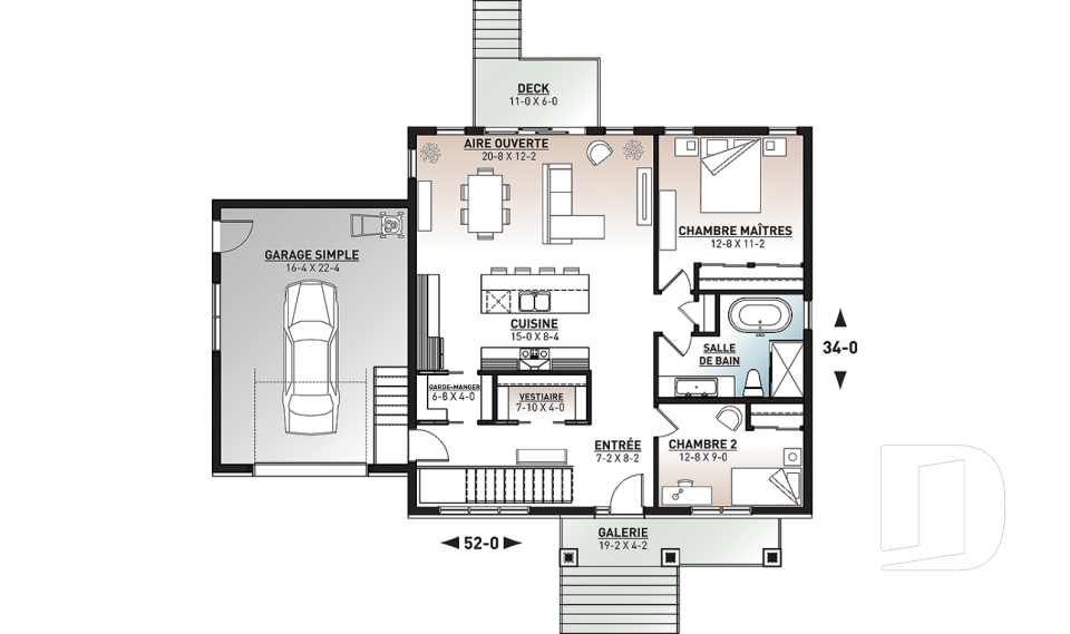Rez-de-chaussée -  - Nordika 3