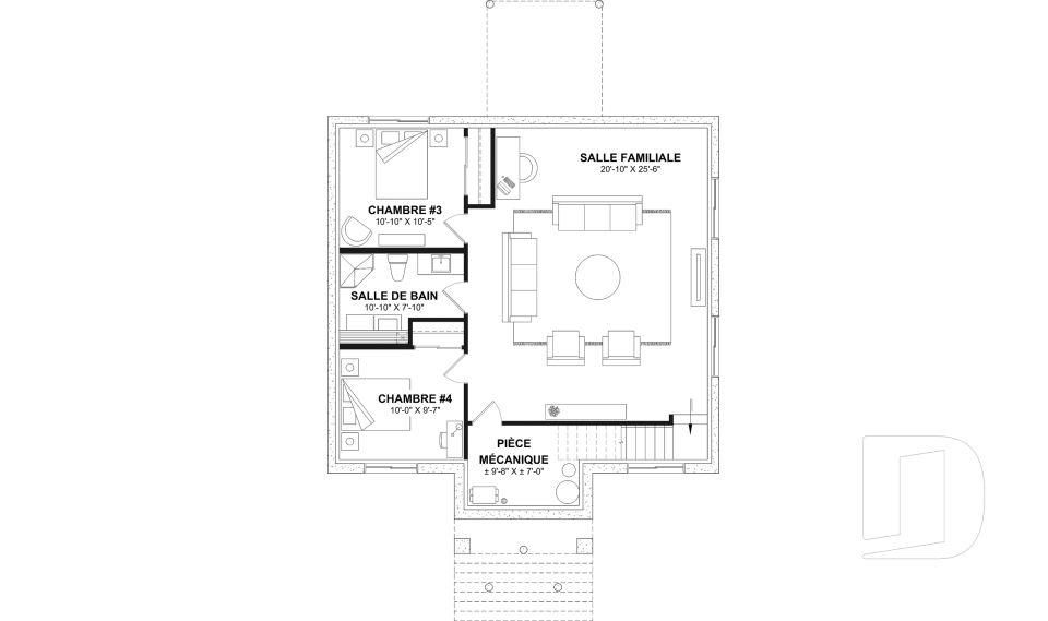 Sous-sol aménagé (Optionel $) -  - Chai 3
