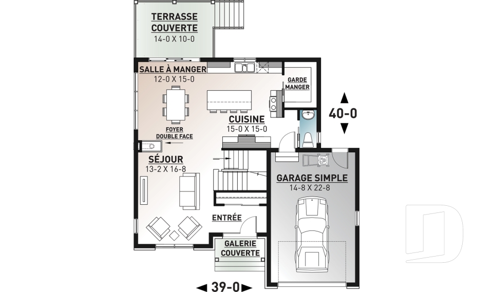 Rez-de-chaussée -  - Le Frontenac 3