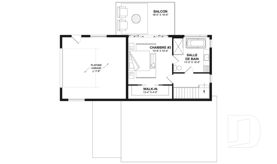 Étage option 1 -  - Voyageur